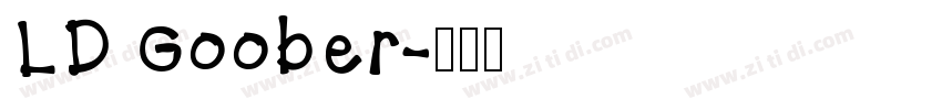 LD Goober字体转换
